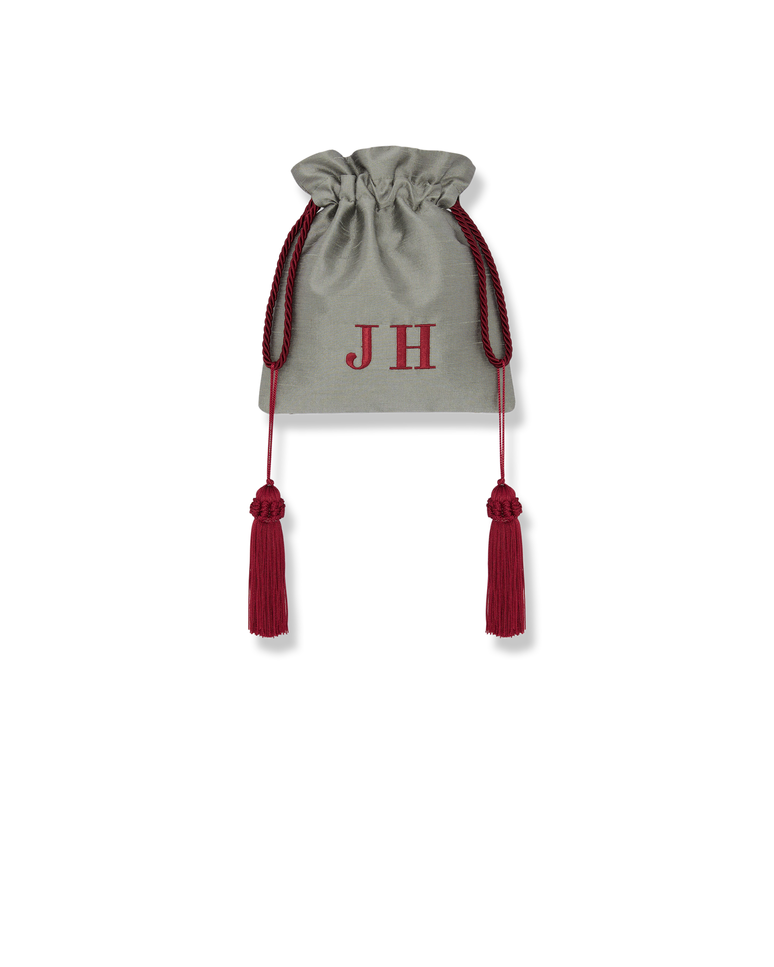 POWER POUCH - DUPION SAGE / RED