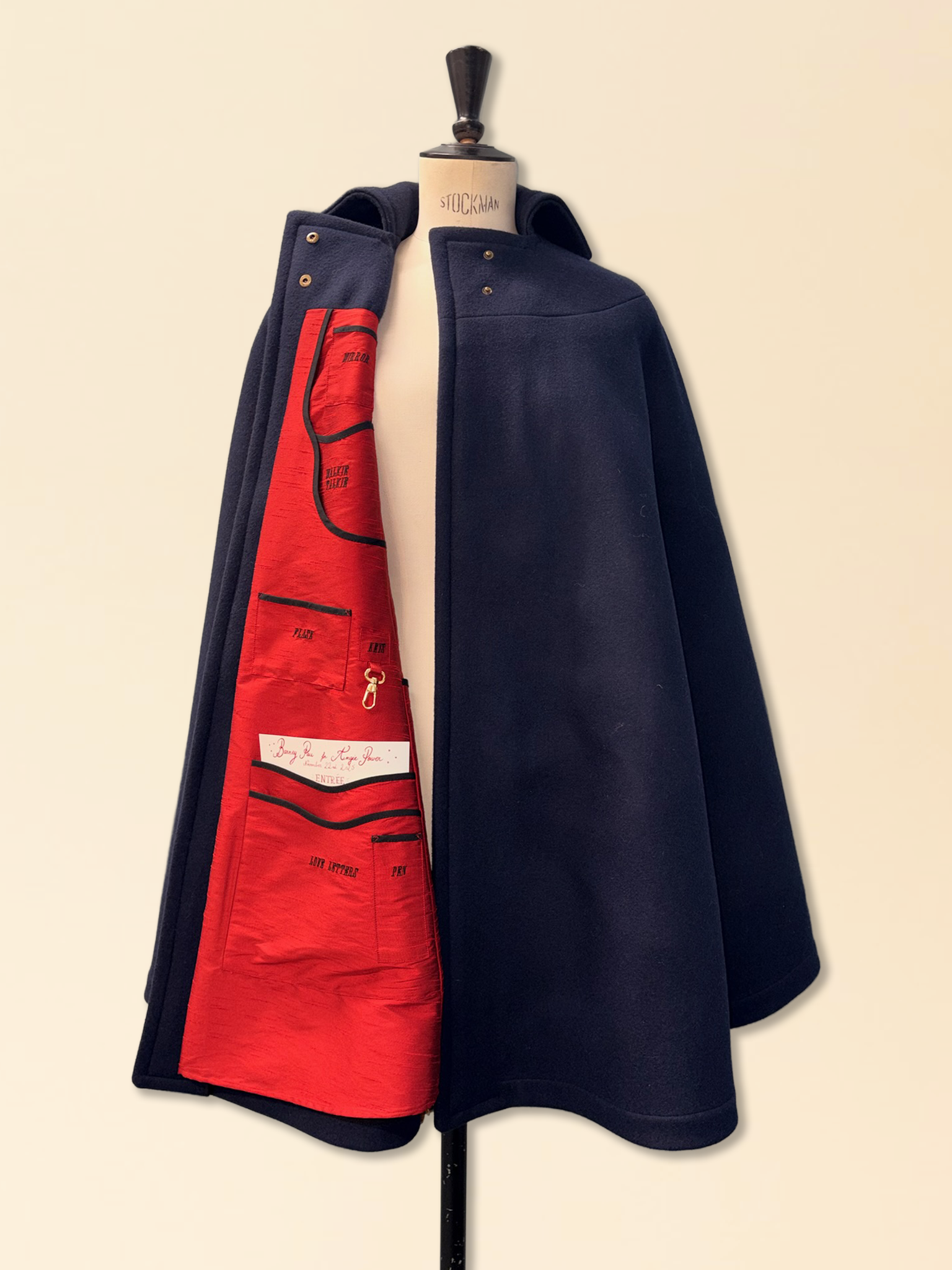 Tailored Midnight Pocket Cape