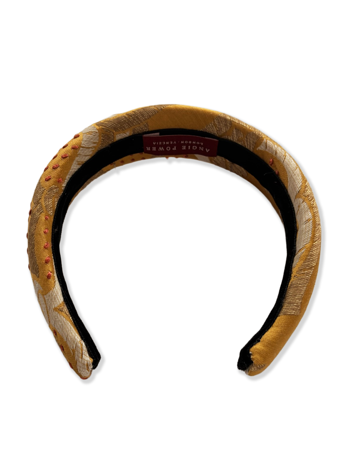 HEADBAND - Venetian Brocade - Gold and Red