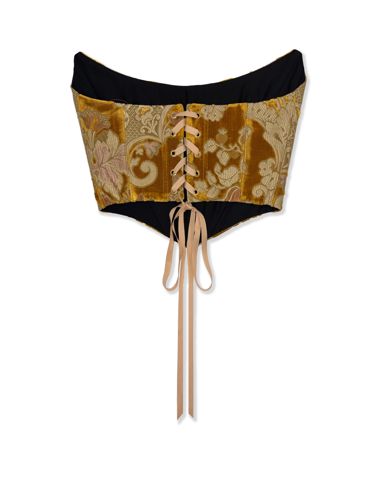 CORSET - VENETIAN BROCADE - GOLD