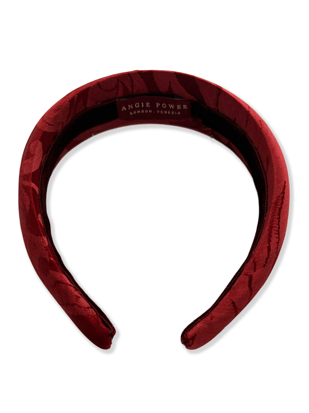 HEADBAND - Venetian Brocade - Red Silk