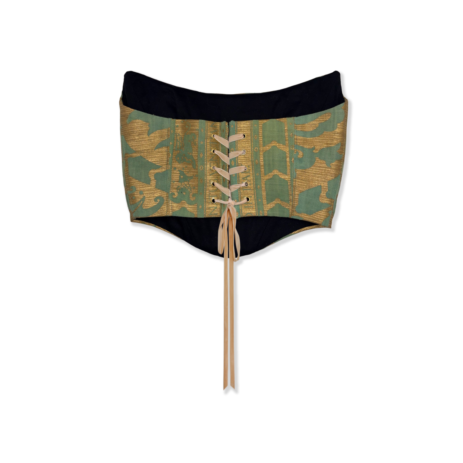 EQUISITE COLLECTION - Donatus Corset Green and Gold