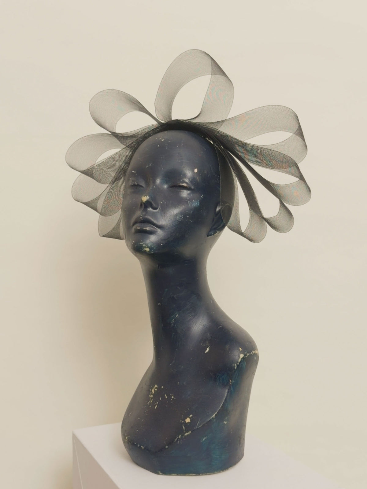 'Horse Hair' Headpiece - Black