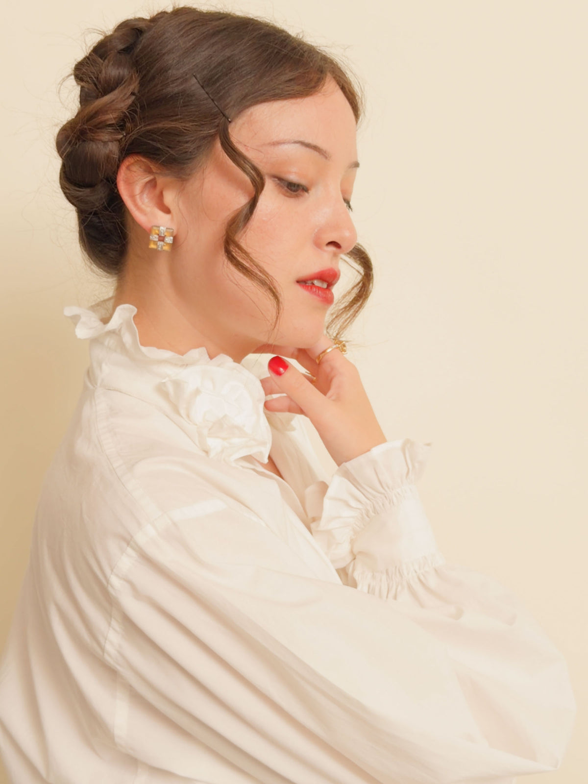Cotton BLOUSE - White