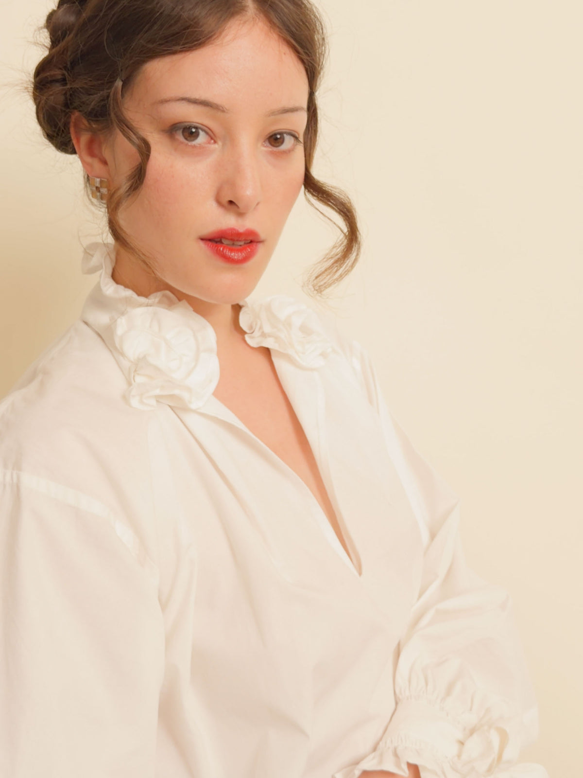 Cotton BLOUSE - White