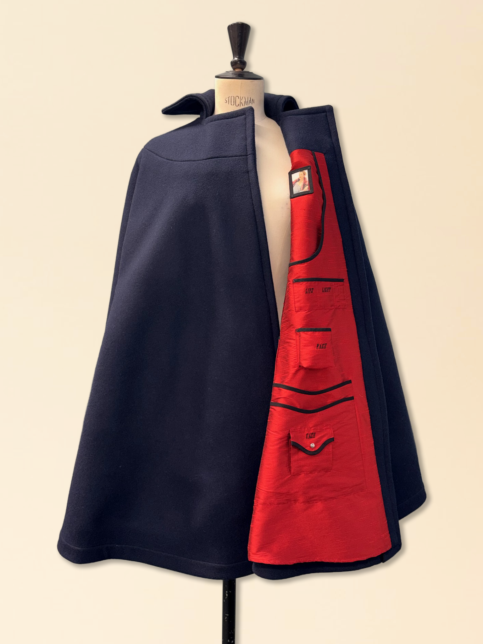 Tailored Midnight Pocket Cape