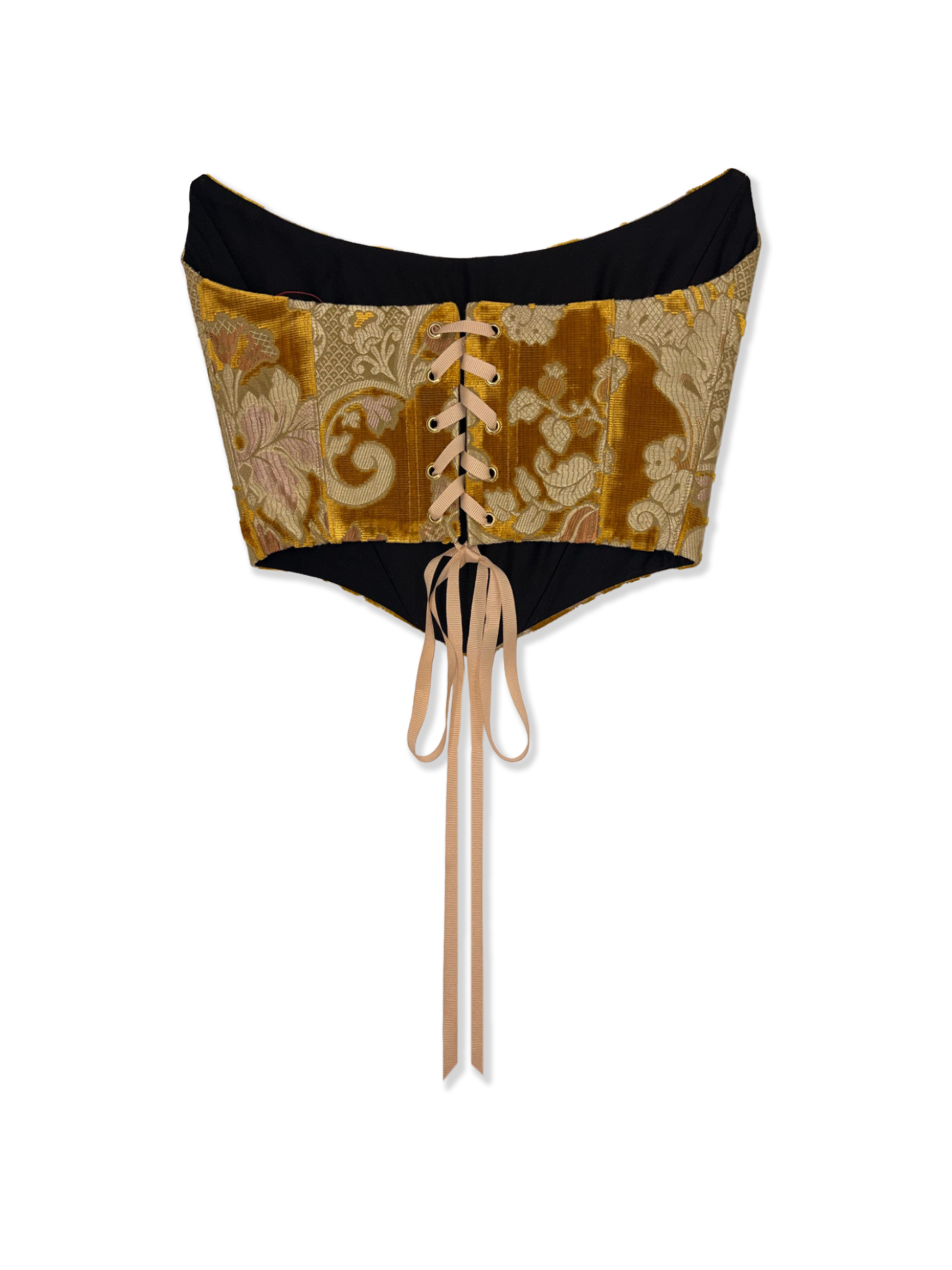 CORSET - VENETIAN BROCADE - GOLD