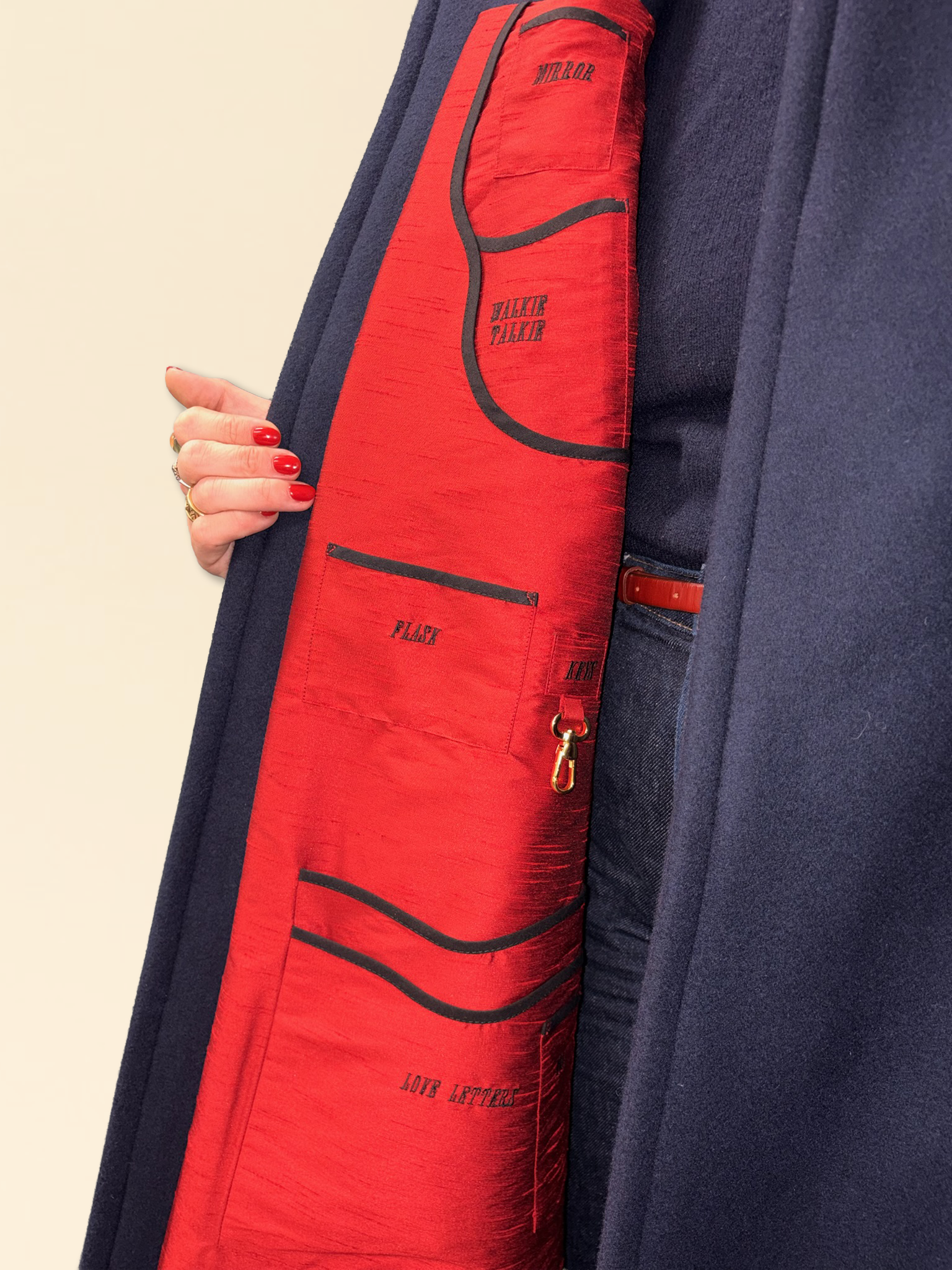 Tailored Midnight Pocket Cape