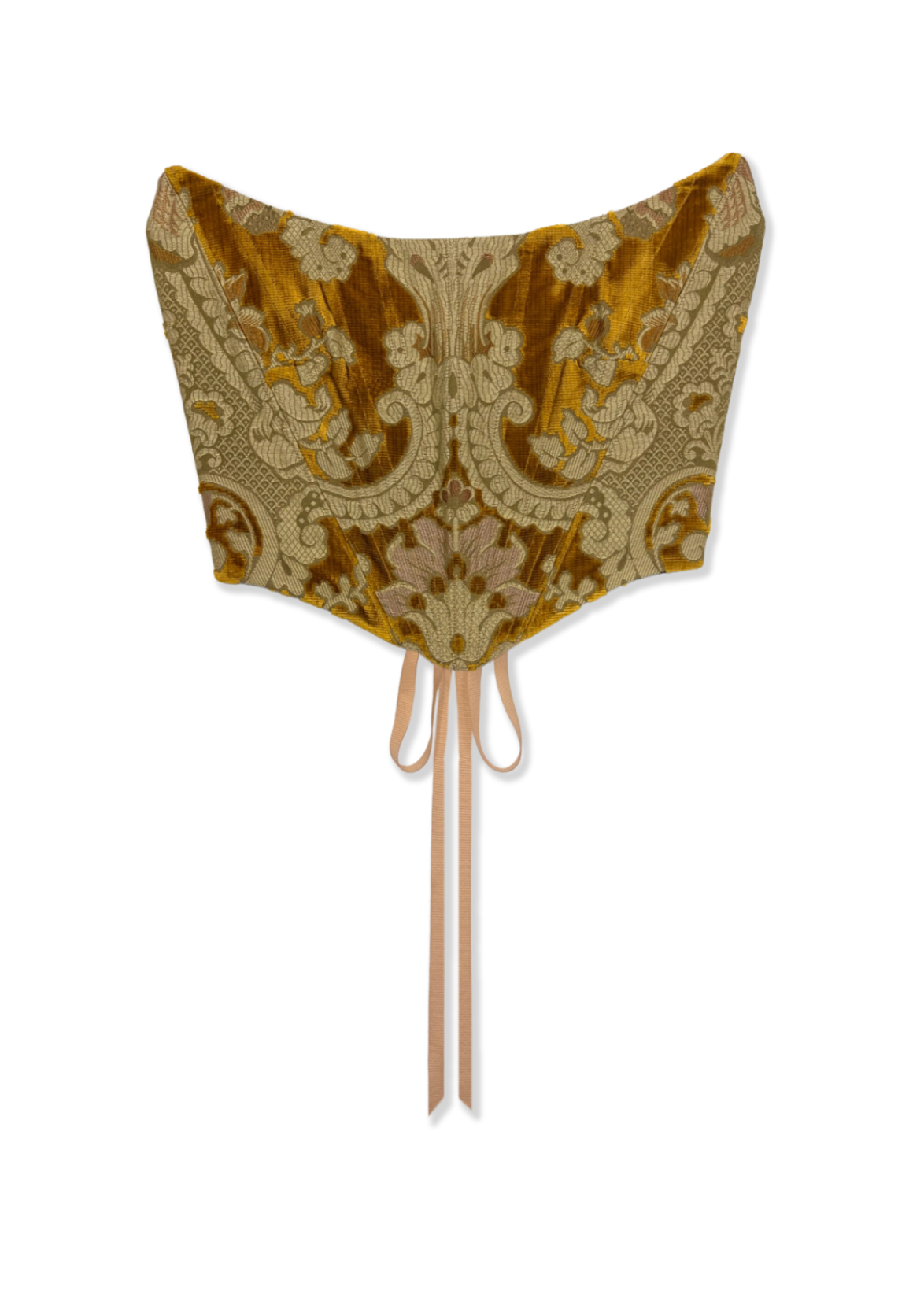 CORSET - VENETIAN BROCADE - GOLD