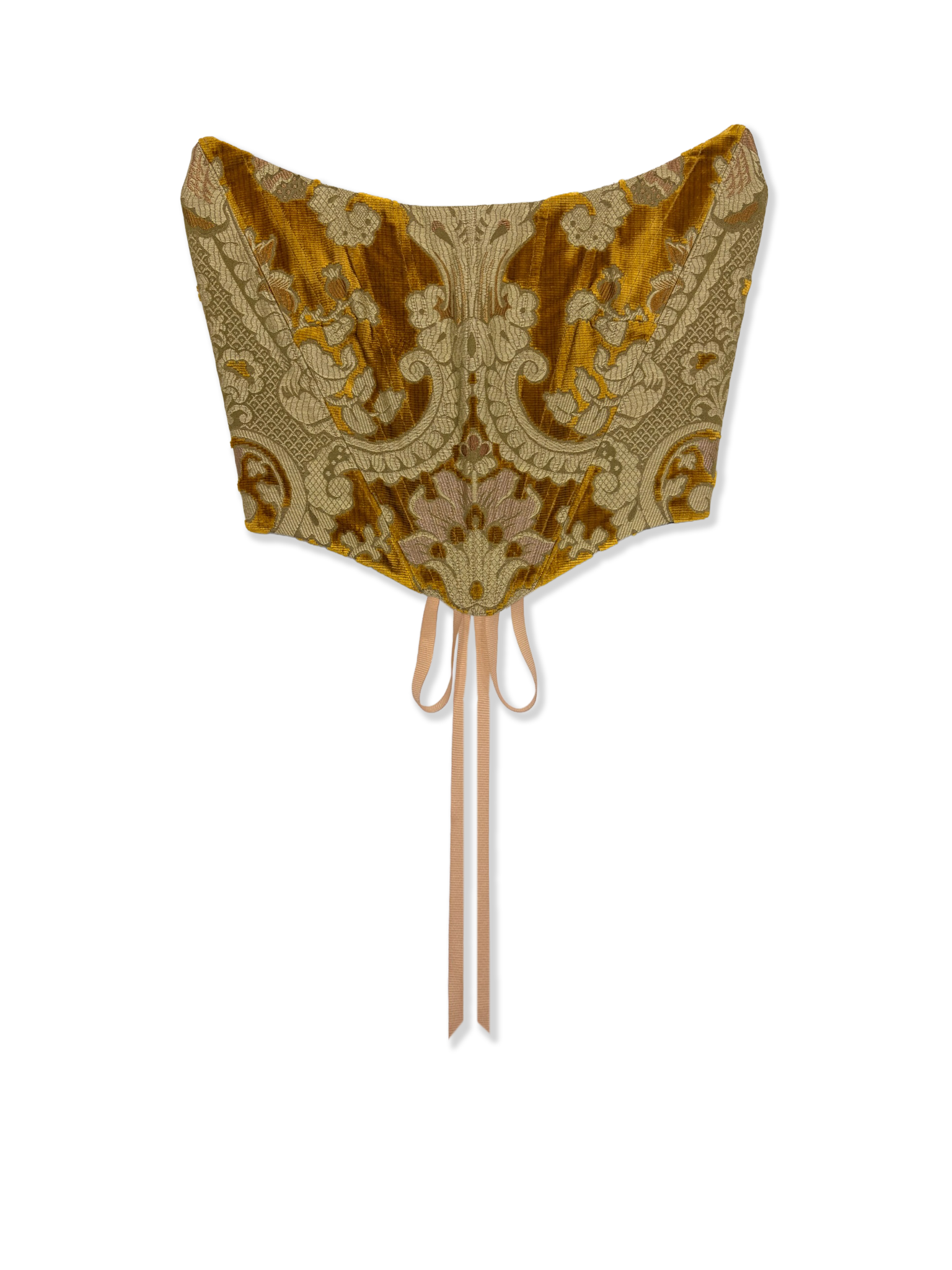 CORSET - VENETIAN BROCADE - GOLD