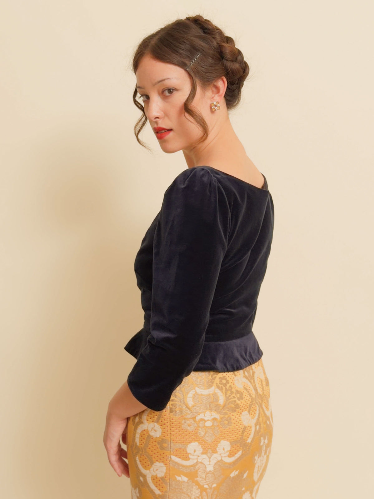 Velvet Top - Blue