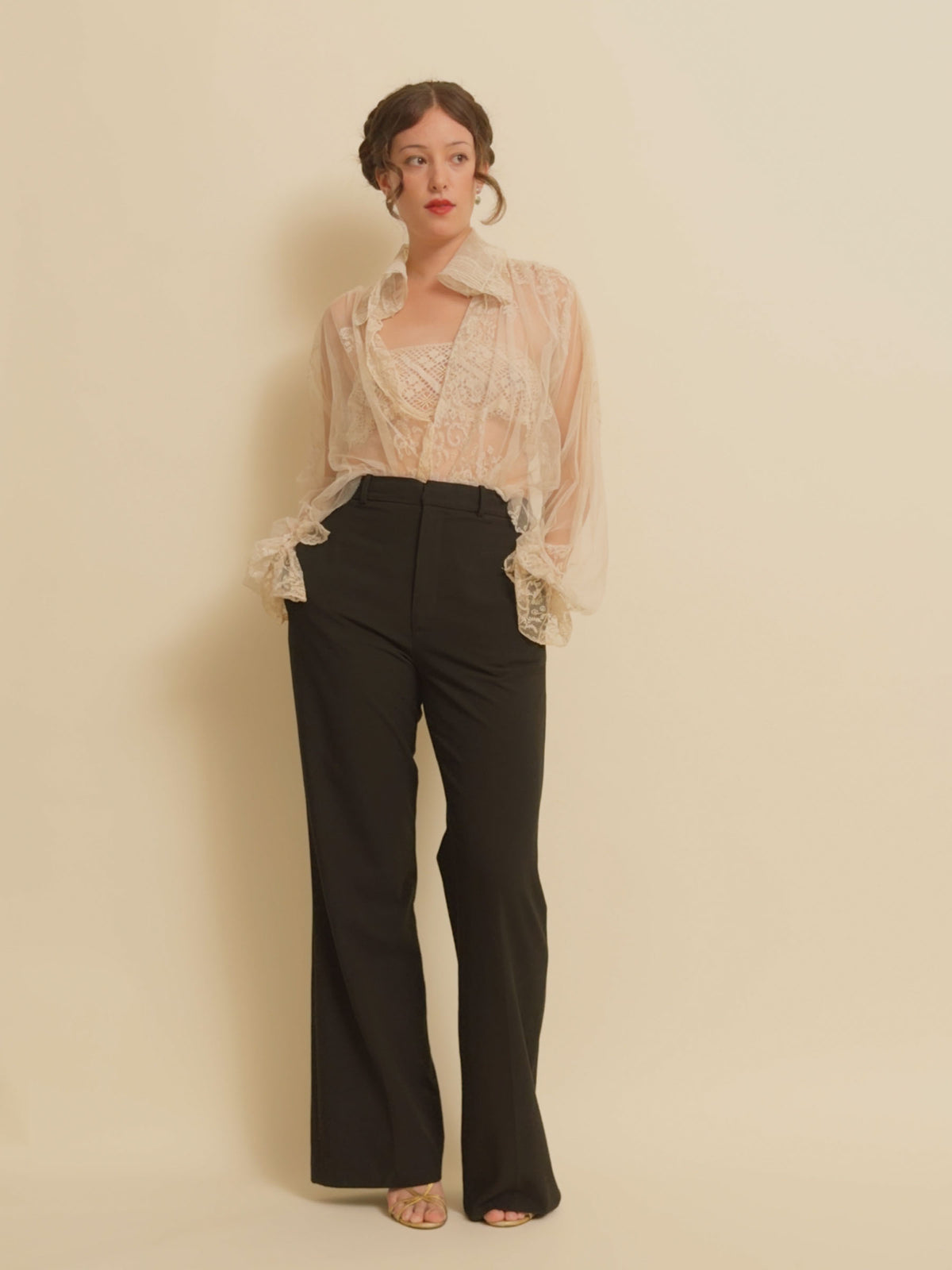 Ghost BLOUSE - Ivory
