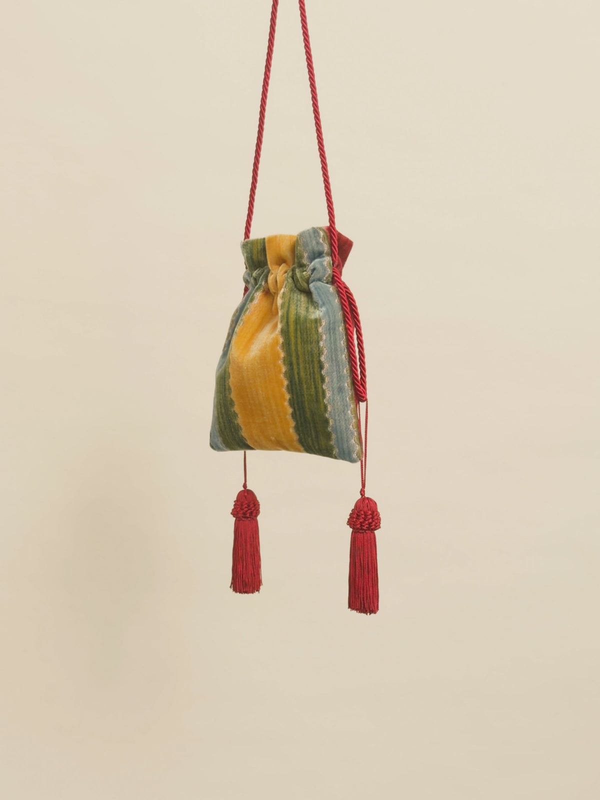 VENETIAN BROCADE POWER POUCH - Candy