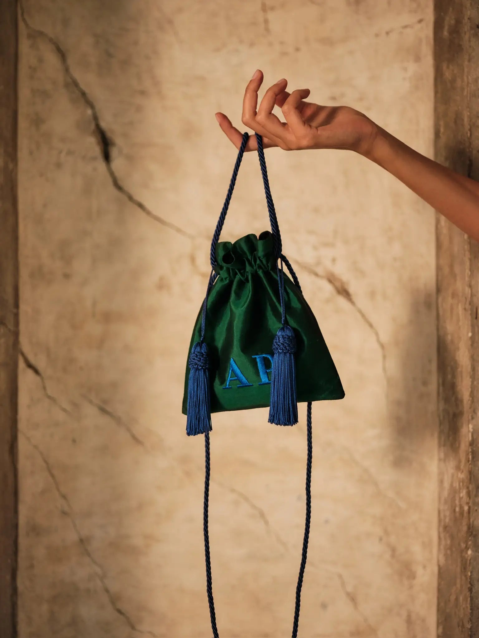 POWER POUCH - Electric Blue / Emerald